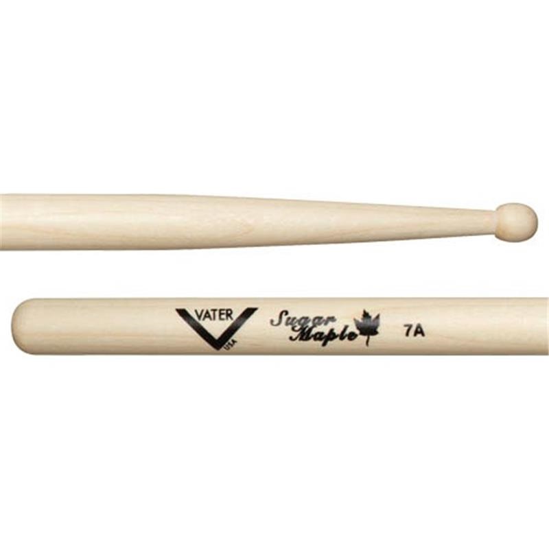 Baguettes De Batterie Vater Classic 7A - En érable à Sucre, Pointe En Bois Gland - 0,540" X 15,5" - Pour Jeu Délicat Et Subtil