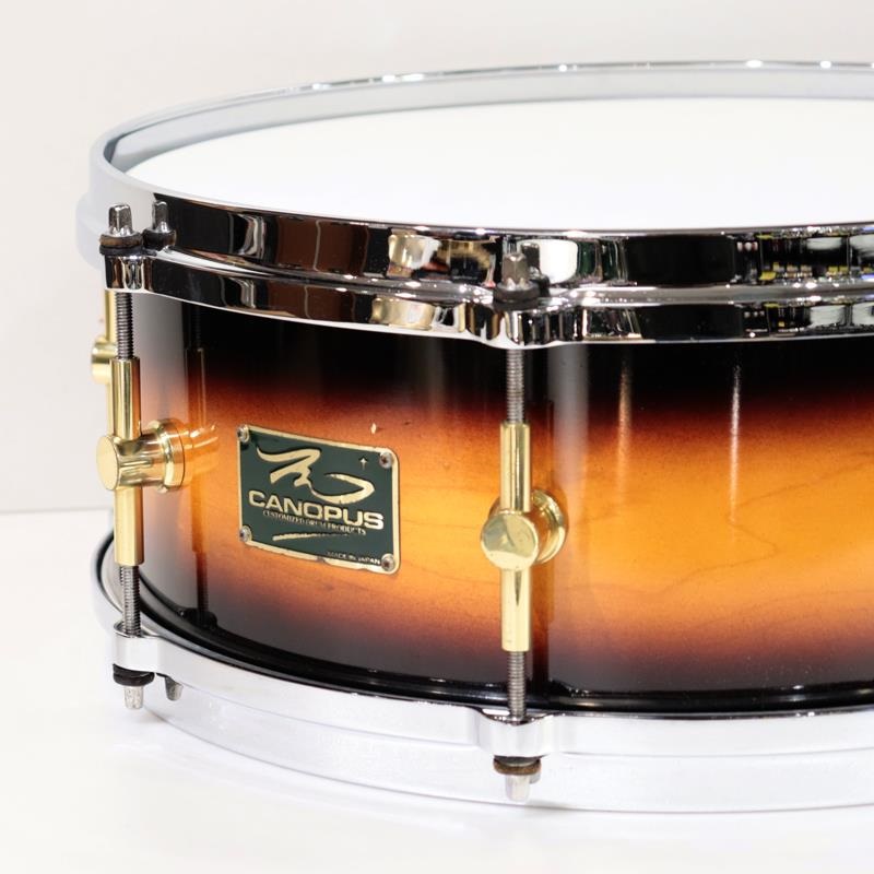 CANOPUS USED 中古 M-1465 [The Maple Snare Drum 14''×6.5 - Tobacco Burst LQ] 画像1