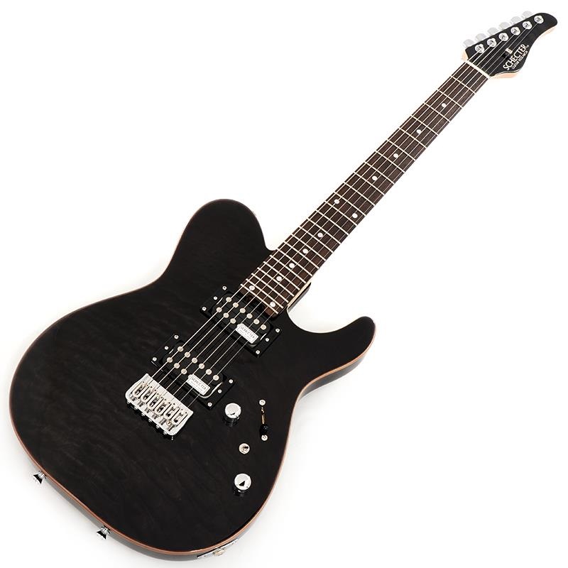雪の豪奢 SCHECTER ｜イケベ楽器店 Black/R) (See-thru KR-24-2H-FXD ギター