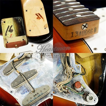 Fender USA VINTAGE Stratocaster '66 Sunburst/R 画像6