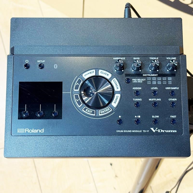 Roland USED 中古 TD-17KVX-S [キックパッドアップグレード済み/ハイハットスタンド・スローン付属] 画像2