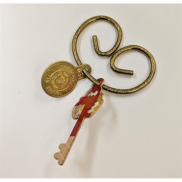 ECO MUSIC シンバルキー + ジーンリング【割れシンバルを使用したアクセサリー】 画像2