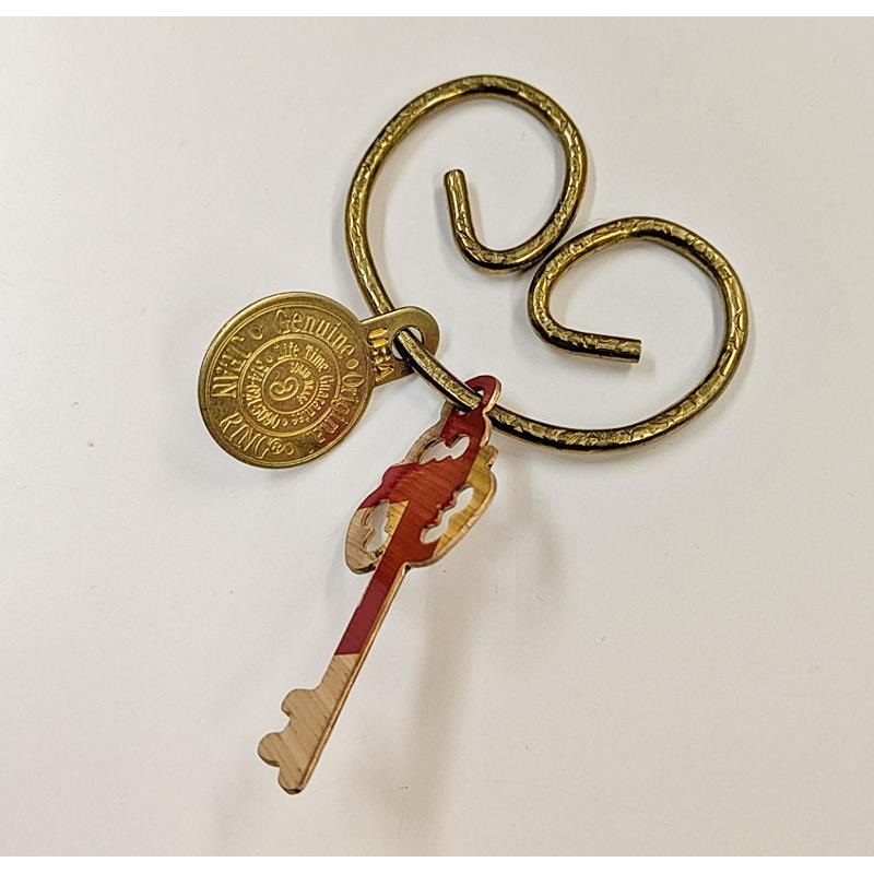 ECO MUSIC シンバルキー + ジーンリング【割れシンバルを使用したアクセサリー】 画像2