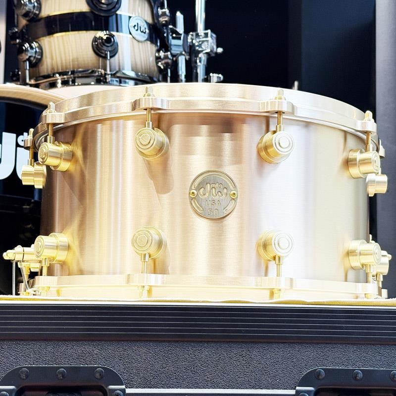 dw dw MFG True-Cast Snare Drum 14×7 [Sand-Cast，Machined Bell Bronze Shell and Hardware/No.050 of 100/専用ハードケース付属/DRVZ0714STZ] 画像1