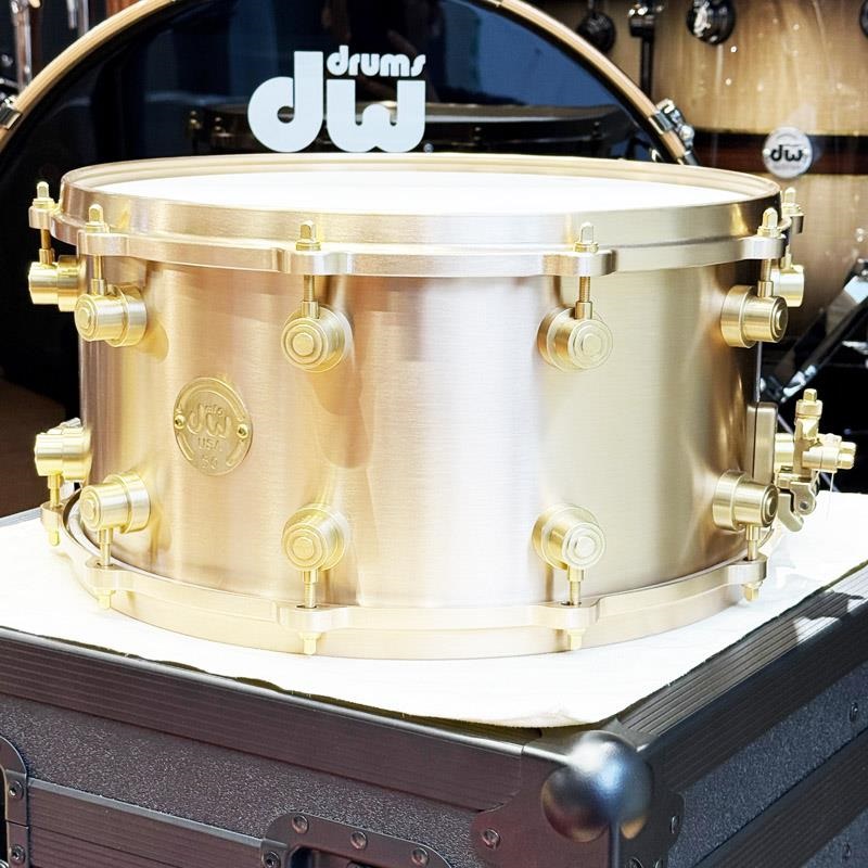 dw dw MFG True-Cast Snare Drum 14×7 [Sand-Cast，Machined Bell Bronze Shell and Hardware/No.050 of 100/専用ハードケース付属/DRVZ0714STZ] 画像2