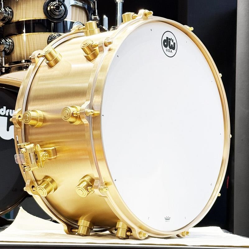 dw dw MFG True-Cast Snare Drum 14×7 [Sand-Cast，Machined Bell Bronze Shell and Hardware/No.050 of 100/専用ハードケース付属/DRVZ0714STZ] 画像4