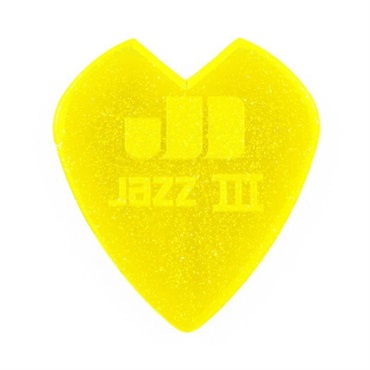 Dunlop (Jim Dunlop) 47RKH3NYS KIRK HAMMETT JAZZ III PICK YELLOW GLITTER (1.38mm) 画像1