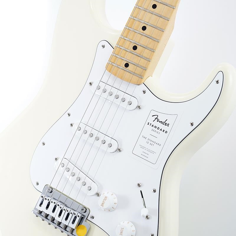 Fender Standard Series Standard Stratocaster (Olympic White/Maple) 画像3