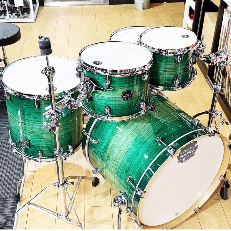 MAPEX AR529SFG ARMORY DRUM SET SHELL PACK[22BD・10TT・12TT・16FT・14SD/Emerald Burst]※ハードウェア別売 画像1