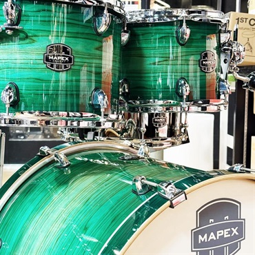 MAPEX AR529SFG ARMORY DRUM SET SHELL PACK[22BD・10TT・12TT・16FT・14SD/Emerald Burst]※ハードウェア別売 画像2