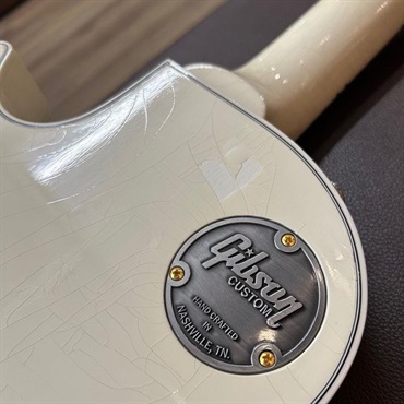 Gibson USED 中古 Murphy Lab 1957 Les Paul Custom Reissue 3-Pickup w/Bigsby Ultra Light Aged (Polaris White) 【SN.7 4819】 画像9