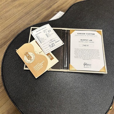 Gibson USED 中古 Murphy Lab 1957 Les Paul Custom Reissue 3-Pickup w/Bigsby Ultra Light Aged (Polaris White) 【SN.7 4819】 画像10