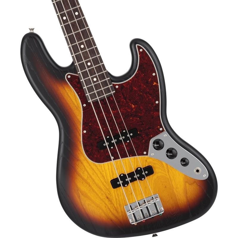 Fender Made in Japan Limited Jazz Bass Raw Ash (3-Color Sunburst/Rosewood) 画像2
