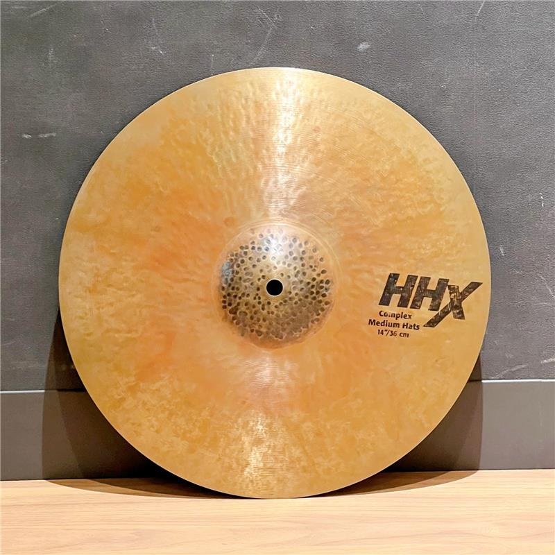 SABIAN USED 中古 HHX Complex Medium Hat Top 14 + HHX Evolution Hat Bottom 14 [1015g/1430g] 画像6