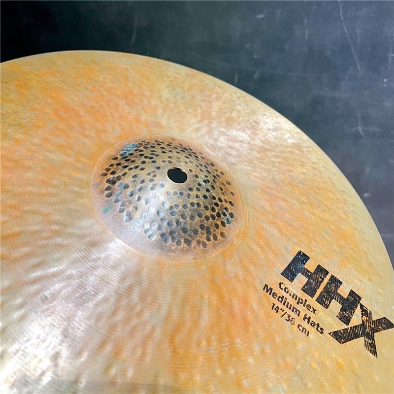 SABIAN USED 中古 HHX Complex Medium Hat Top 14 + HHX Evolution Hat Bottom 14 [1015g/1430g] 画像7