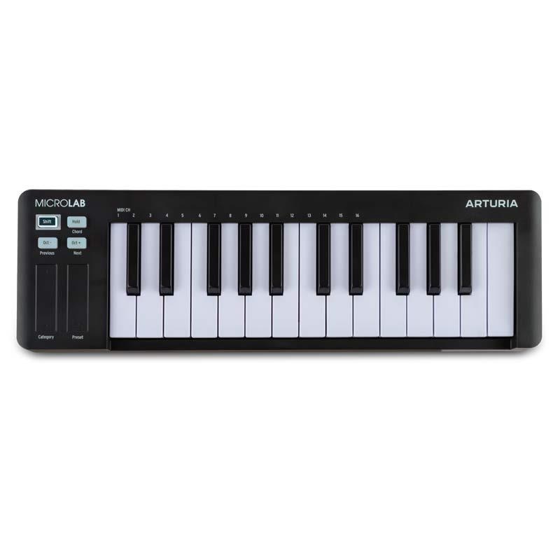 Arturia MICROLAB MK3 BK(USB・MIDIコントローラー)(アートリア)(マイクロラボ) 画像2