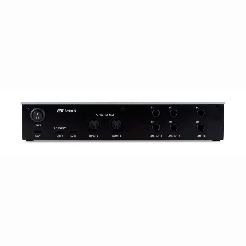 ESI Amber i4(高音質AKMチップセット搭載・USB-Cオーディオインターフェイス)(イーエスアイ)(アンバー)(DTM)【5月26日発売予定】 画像1