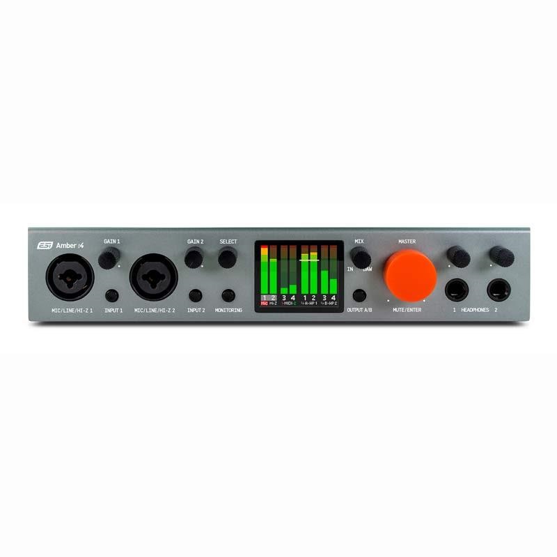 ESI Amber i4(高音質AKMチップセット搭載・USB-Cオーディオインターフェイス)(イーエスアイ)(アンバー)(DTM)【5月26日発売予定】 画像2