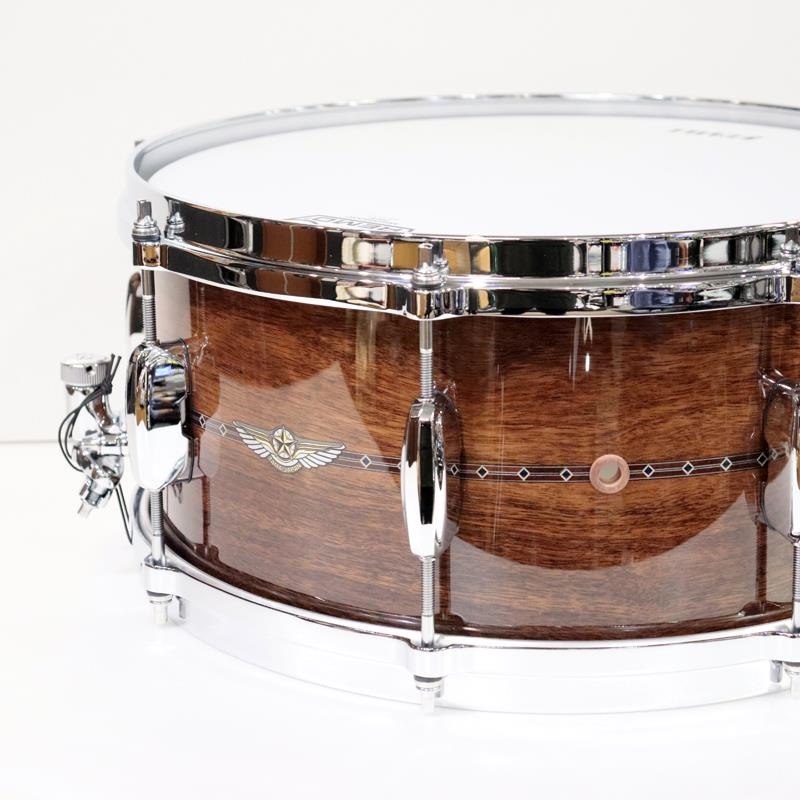TAMA TBS1465DL-NTI [STAR Bubinga 14''×6.5'' Snare Drum - Natural Indian Laurel]【Made in Japan】 画像1