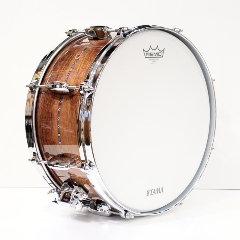 TAMA TBS1465DL-NTI [STAR Bubinga 14''×6.5'' Snare Drum - Natural Indian Laurel]【Made in Japan】 画像4