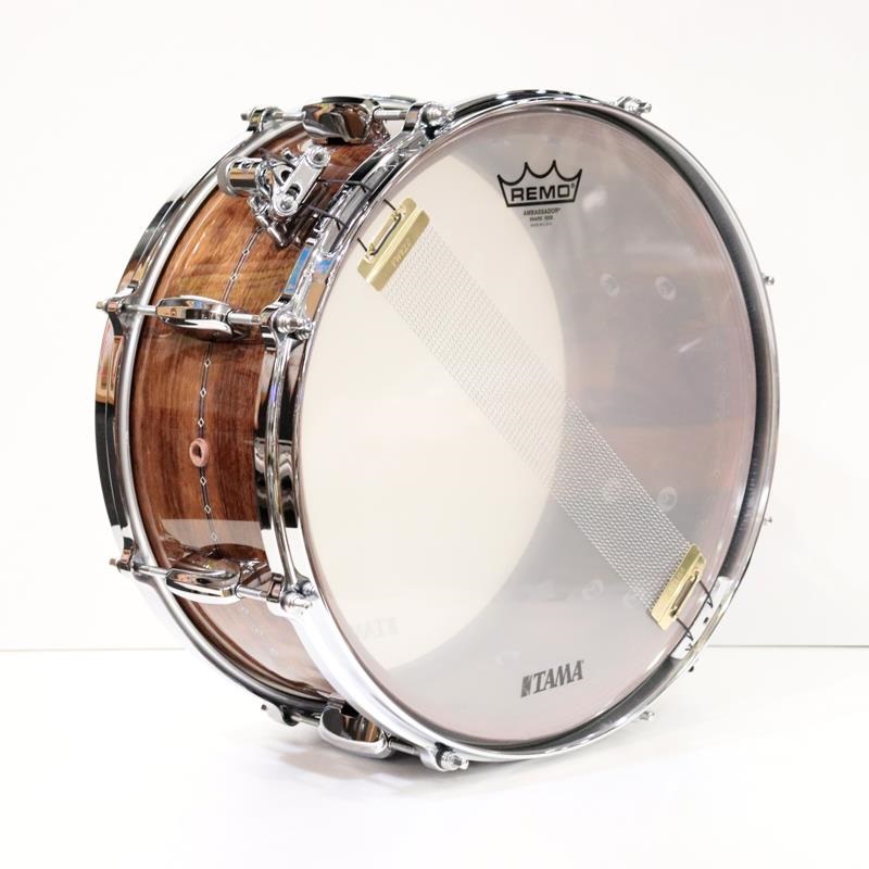 TAMA TBS1465DL-NTI [STAR Bubinga 14''×6.5'' Snare Drum - Natural Indian Laurel]【Made in Japan】 画像5