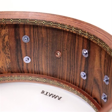 TAMA TBS1465DL-NTI [STAR Bubinga 14''×6.5'' Snare Drum - Natural Indian Laurel]【Made in Japan】 画像6