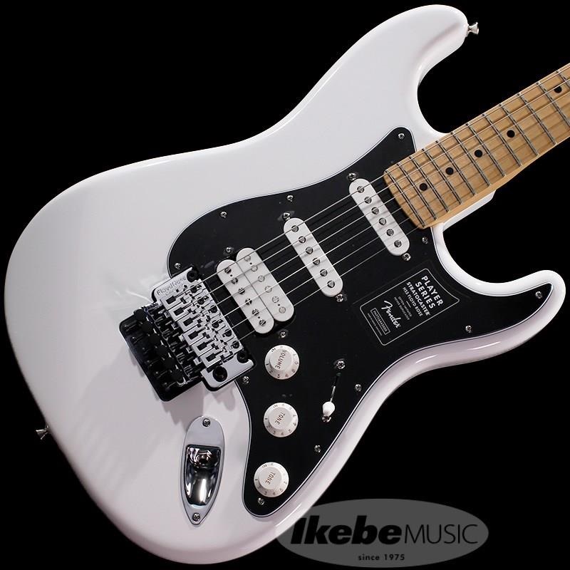 Fender MEX Player Stratocaster with Floyd Rose HSS (Polar White/Maple) [Made In Mexico] 【特価】 画像1