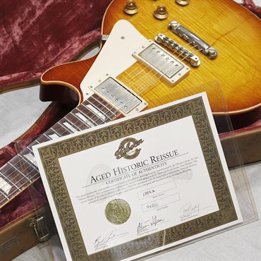 Gibson USED 中古 Custom Shop Historic Collection 1959 Les Paul Reissue '04 Aged Washed Cherry Sunburst 画像5