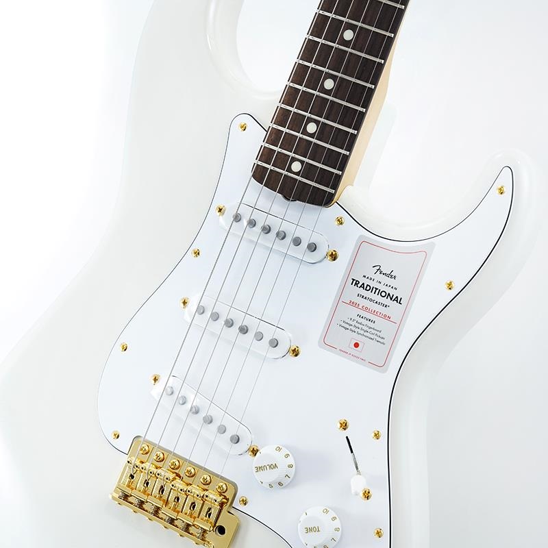 Fender Made in Japan Traditional 2025 Collection 60s Stratocaster (White Pearl/Rosewood)【数量限定！！ストラッププレゼント！！】【Fender The Spring Summer 2025 Campaign】 画像3