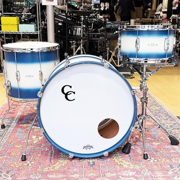 C&C CUSTOM DRUMS 【USED】Player Date I 3pc Set [20BD，13TT，16FT/Classic Blue & Silver Bop Duco] 画像1