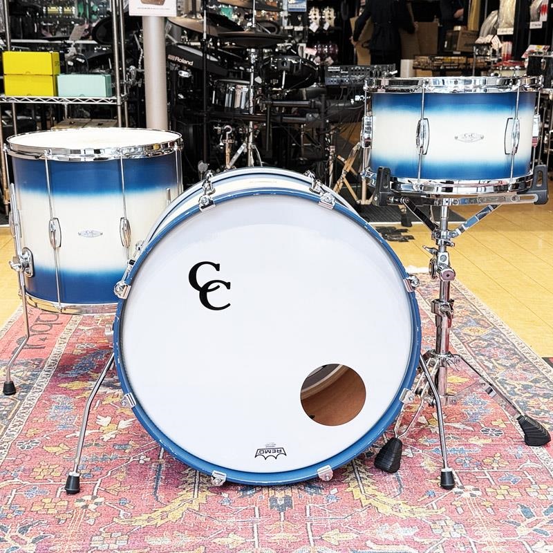 C&C CUSTOM DRUMS 【USED】Player Date I 3pc Set [20BD，13TT，16FT/Classic Blue & Silver Bop Duco] 画像1