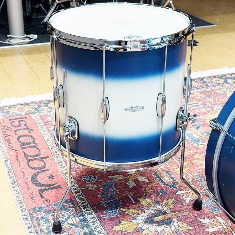 C&C CUSTOM DRUMS 【USED】Player Date I 3pc Set [20BD，13TT，16FT/Classic Blue & Silver Bop Duco] 画像4