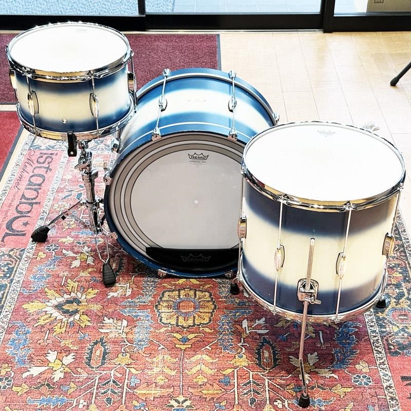 C&C CUSTOM DRUMS 【USED】Player Date I 3pc Set [20BD，13TT，16FT/Classic Blue & Silver Bop Duco] 画像6