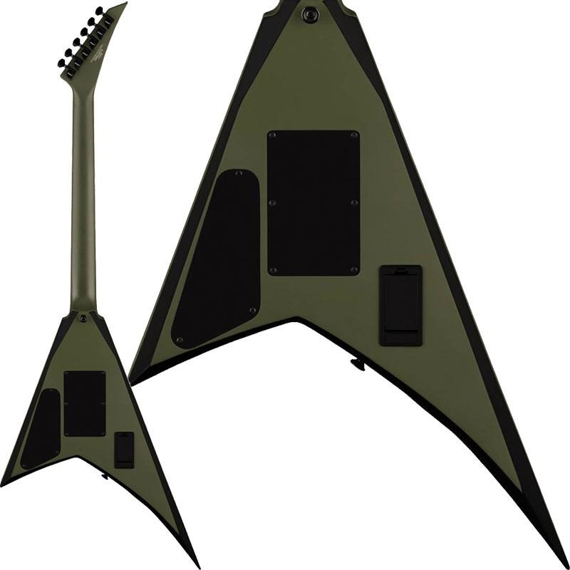 Jackson X Series Rhoads RRX24 (Matte Army Drab with Black Bevels) 画像1