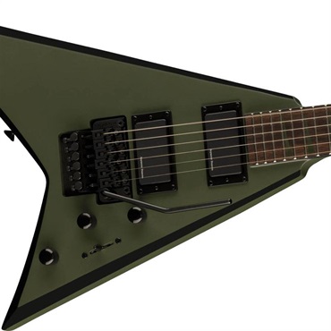 Jackson X Series Rhoads RRX24 (Matte Army Drab with Black Bevels) 画像3
