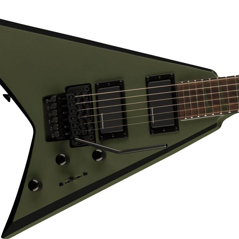 Jackson X Series Rhoads RRX24 (Matte Army Drab with Black Bevels) 画像3