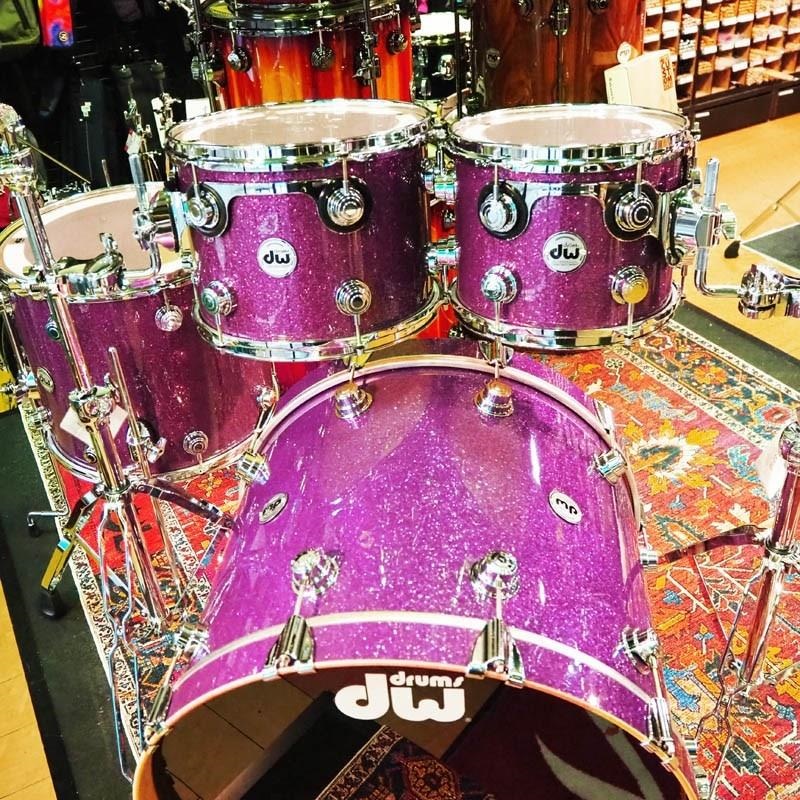 dw Collector's Pure Maple 4pc Drum Kit [BD22，FT16，TT12&10
