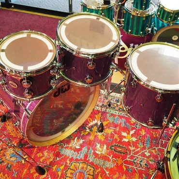dw Collector's Pure Maple 4pc Drum Kit [BD22，FT16，TT12&10 / Purple Glass FinishPly]【店頭展示特価品】 画像7
