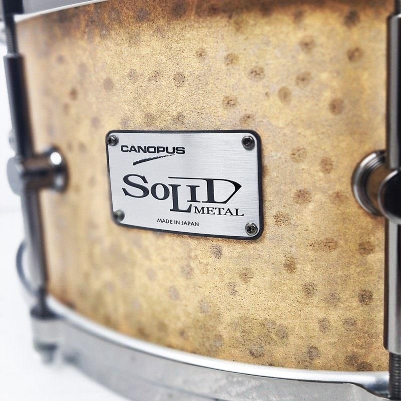 CANOPUS 【創業50周年大決算SALE】SMB2-1465 [Patina Solid Brass Snare Drum 14×6.5]【店頭展示特価品】 画像2