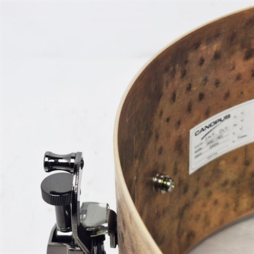 CANOPUS 【創業50周年大決算SALE】SMB2-1465 [Patina Solid Brass Snare Drum 14×6.5]【店頭展示特価品】 画像9