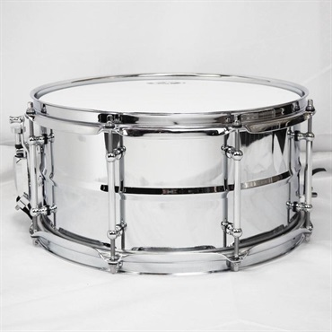 Drummers Base 【創業50周年大決算SALE】CUSTOM STEEL SNARE 13×6.5 [Made In Japan]【店頭展示特価品】 画像1