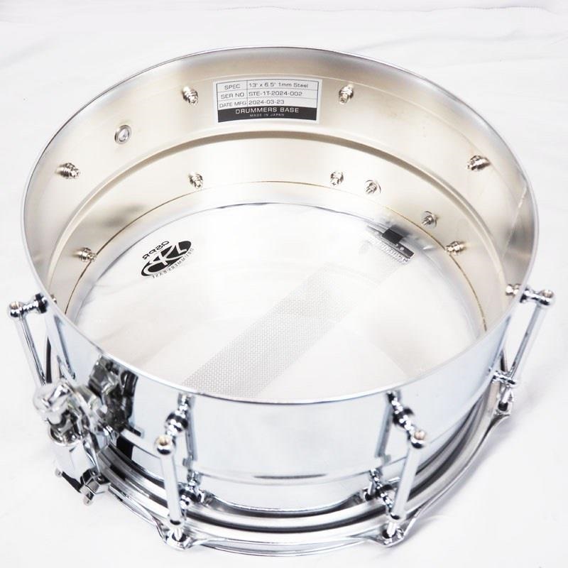 Drummers Base 【創業50周年大決算SALE】CUSTOM STEEL SNARE 13×6.5 [Made In Japan]【店頭展示特価品】 画像8
