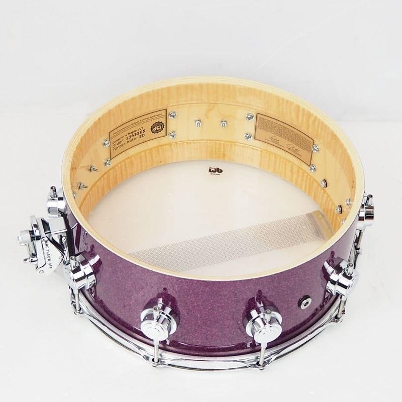 dw 【創業50周年大決算SALE】DRX15514SSC099 [Collector's Pure Maple Snare Drum VLT Shell 14×5.5 / Purple Glass FinishPly]【店頭展示特価品】 画像8