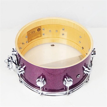 dw 【創業50周年大決算SALE】DRX16514SSC099 [Collector's Pure Maple Snare Drum VLT Shell 14×6.5 / Purple Glass FinishPly]【店頭展示特価品】 画像8