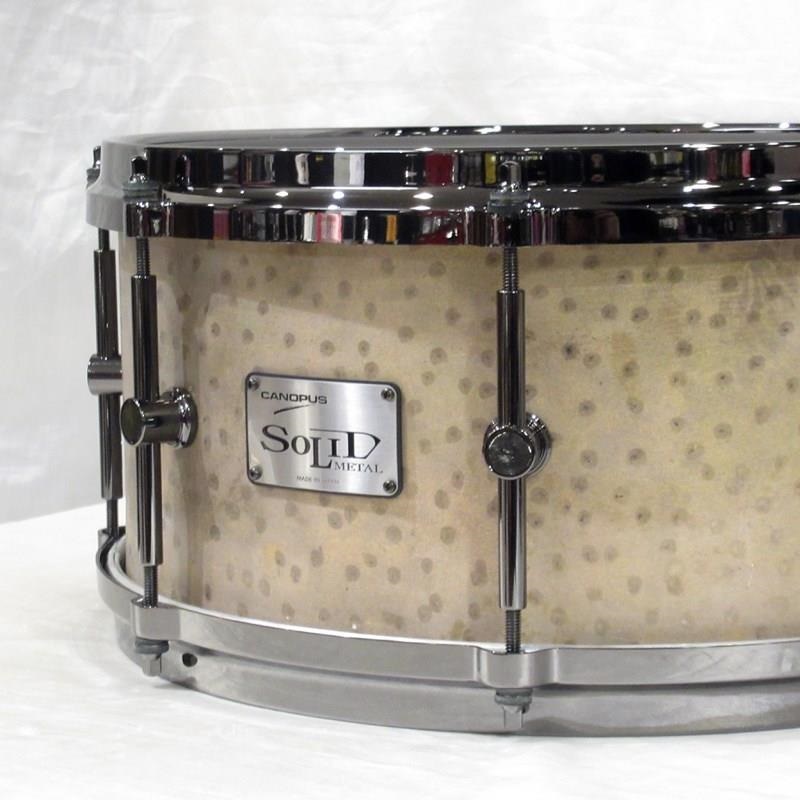 CANOPUS SMB2-1465 [Patina Solid Brass Snare Drum 14''×6.5'']【店頭展示特価品】 画像1