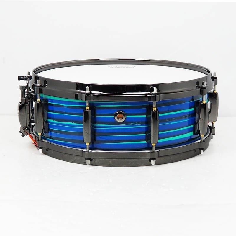 Pearl 【創業50周年大決算SALE】MMGC1450S/BN #T10 [Masters Maple Gum 14×5 Snare Drum - Blue Swirl w/Nickel Hardware]【Pearlファクトリーツアー2024オーダー品】【店頭展示特価品】 画像1