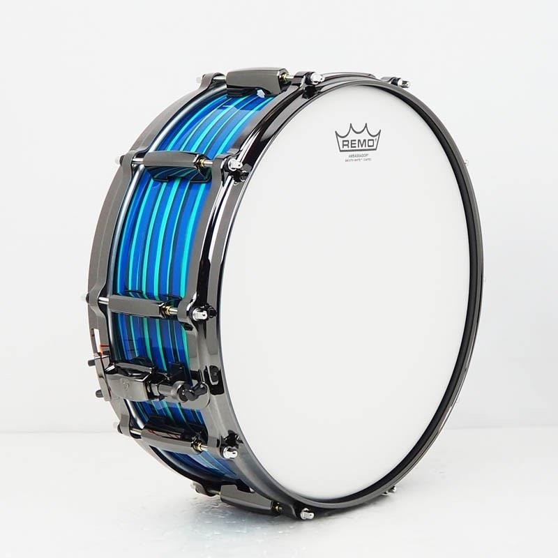 Pearl 【創業50周年大決算SALE】MMGC1450S/BN #T10 [Masters Maple Gum 14×5 Snare Drum - Blue Swirl w/Nickel Hardware]【Pearlファクトリーツアー2024オーダー品】【店頭展示特価品】 画像3