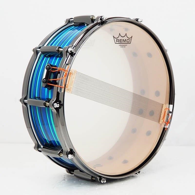 Pearl 【創業50周年大決算SALE】MMGC1450S/BN #T10 [Masters Maple Gum 14×5 Snare Drum - Blue Swirl w/Nickel Hardware]【Pearlファクトリーツアー2024オーダー品】【店頭展示特価品】 画像4