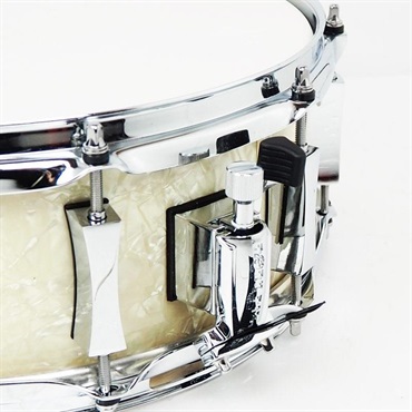 PORK PIE 【最安SALE】8ply Maple Snare Drum 14×5 - Vintage White Marine Pearl Wrap【店頭展示特価品】 画像5