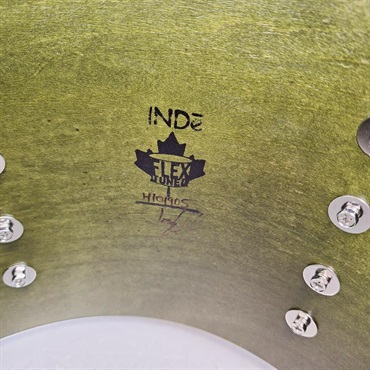 INDe 【創業50周年大決算SALE】Flex-Tuned Maple 4pc Drum Kit [22BD，16FT，12&10TT] -Matte Olive Lacquer【店頭展示特価品】 画像10